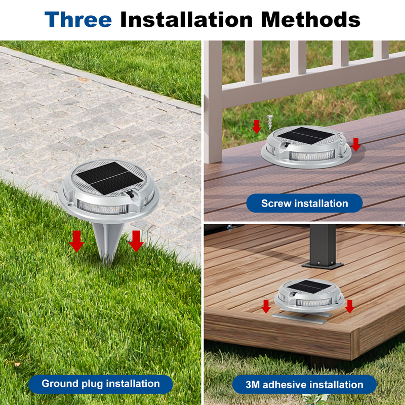 IP68 ระดับกันน้ํา เครื่องหมายทางไฟฟ้าพลังแสงอาทิตย์สีเหลืองสําหรับการแก้ไขความปลอดภัยทางถนน