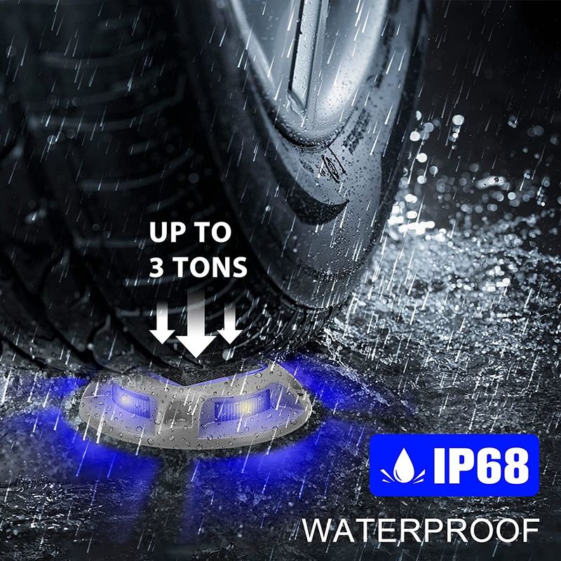 IP67 แสงดักดักแสงอาทิตย์กันน้ํา พร้อมแบตเตอรี่ 1.2V/600MAH Ni-Mh แบตเตอรี่ -20C- 60C สําหรับความปลอดภัยและการสว่างดัก