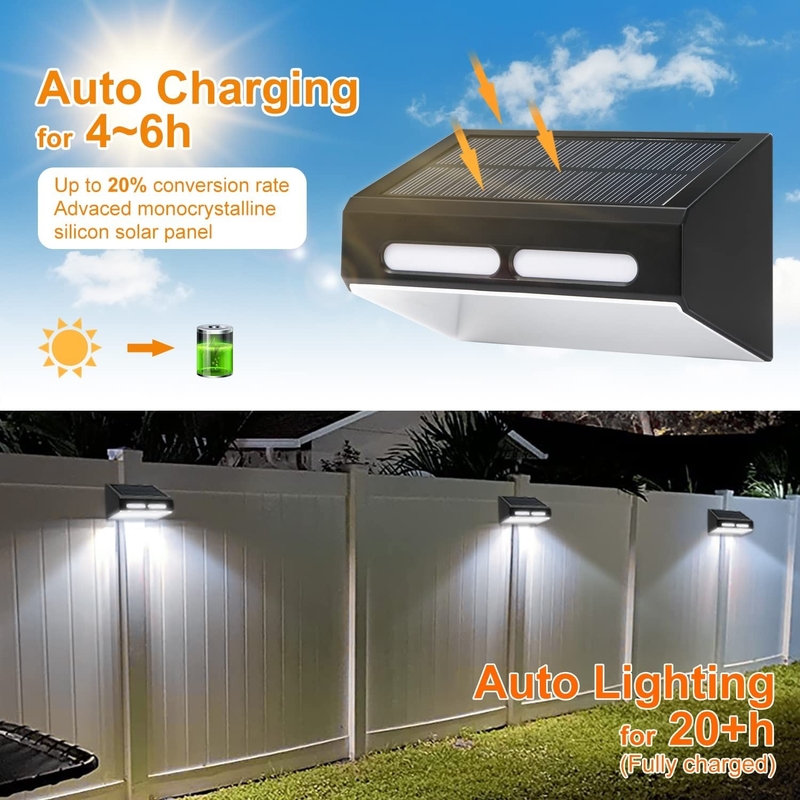 3.7V PWM Solar Charge Controller ไฟตกแต่งสําหรับสวน / ผนัง / รั้ว / การออกแบบภูมิทัศน์