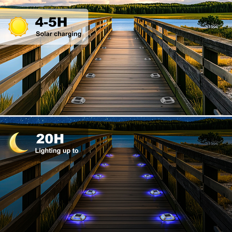 ดีไซน์ใหม่แสงอาทิตย์ LED สวน dock แสงวัสดุอะลูมิเนียม
