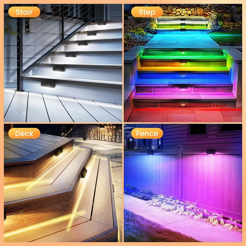 ไฟรั้ว LED พลังงานแสงอาทิตย์ พร้อมเวลาทำงาน 20 ชั่วโมง ทำงานอัตโนมัติตั้งแต่พลบค่ำจนถึงรุ่งเช้า และอายุการใช้งานยาวนานสำหรับสวนกลางแจ้ง