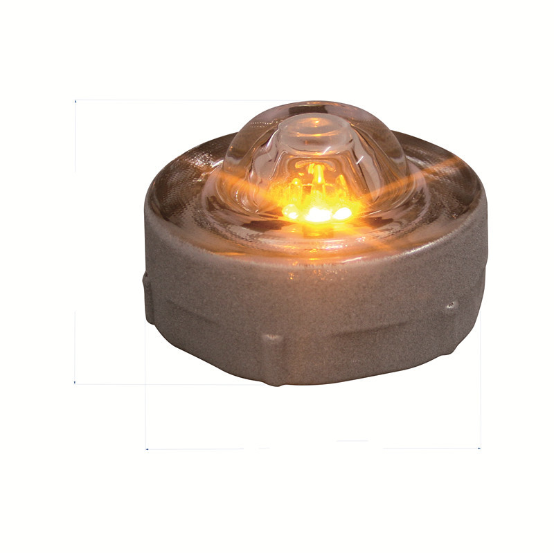 กระจกนิรภัย Solar Road Studs Cat Eye's Light Reverser Traffic Warning Type
