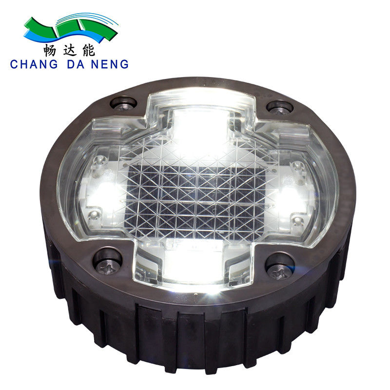 Outdoor IP67 ไฟท่าเรือกันน้ำพลังงานแสงอาทิตย์ Solar Deck Rail Lights Solar Cat Eyes Road Studs