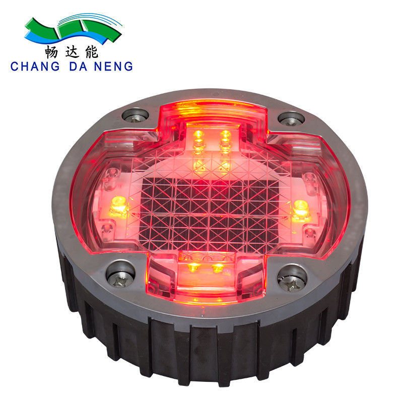 Outdoor IP67 ไฟท่าเรือกันน้ำพลังงานแสงอาทิตย์ Solar Deck Rail Lights Solar Cat Eyes Road Studs