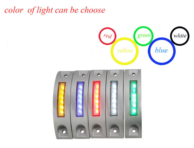 IP67 1.2V Solar Cell Road Studs ไฟ ​​LED อลูมิเนียมสำหรับ Outdoor