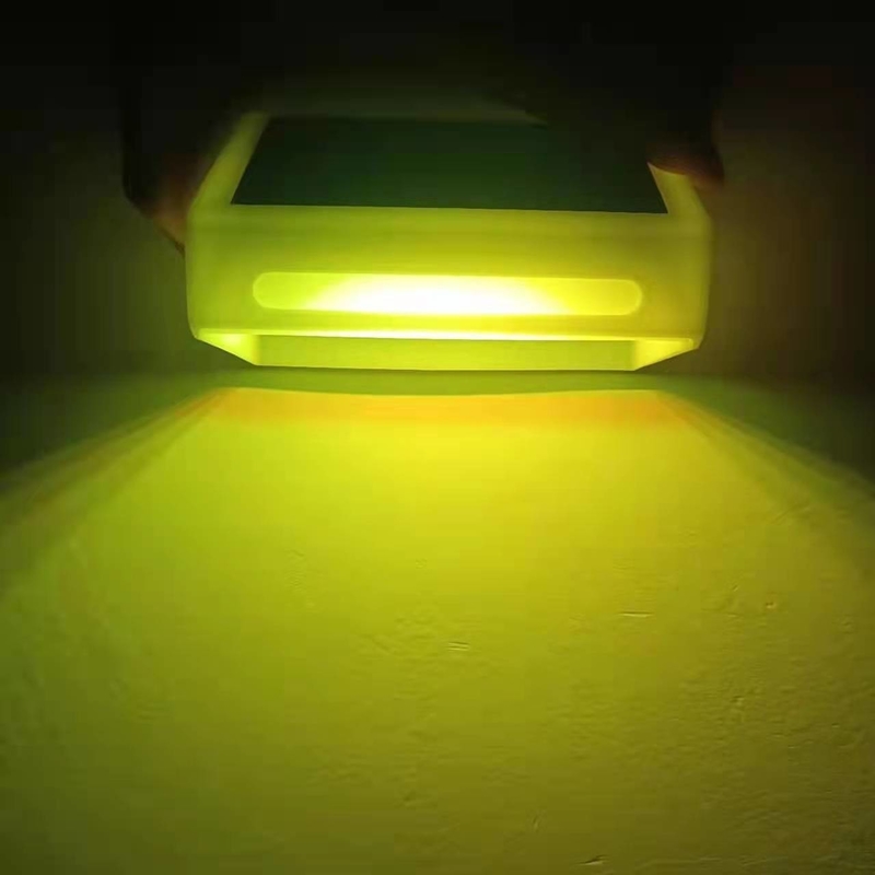 Waterproof New RGB Decorative Solar Fence Lights with Color Changing Warm White Mode