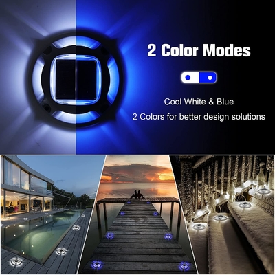 2V 140MAH Solar Deck Lights อลูมิเนียมกลางแจ้งสำหรับทางเดินในสวน
