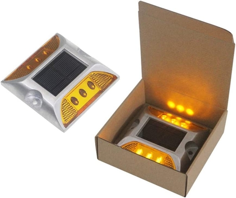 ไฟถนน LED 6 ดวงสำหรับดาดฟ้ากันน้ำกระพริบไฟถนน