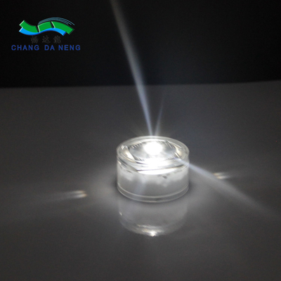 เทมเปอร์กลาสพลังงานแสงอาทิตย์ LED Cat Eye Light 40MA เครื่องหมายทางเท้ากระพริบ