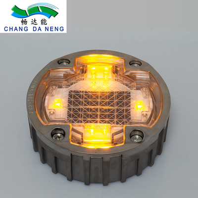 สตั๊ดถนนพลังงานแสงอาทิตย์สำหรับงานหนัก IP68 ถนน LED ไฟกระพริบกลางแจ้งกันน้ำ