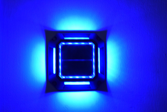 12PCS LED Bead Solar LED Driveway ไฟดักสําหรับการเตือนภายนอก สวนทาง