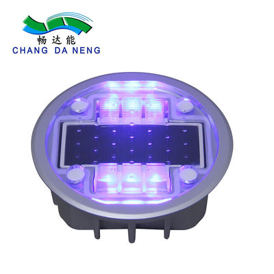 ไฟเตือน LED Lane Marker ไฟถนนพลังงานแสงอาทิตย์กันน้ำ IP68 Aluminium Alloy