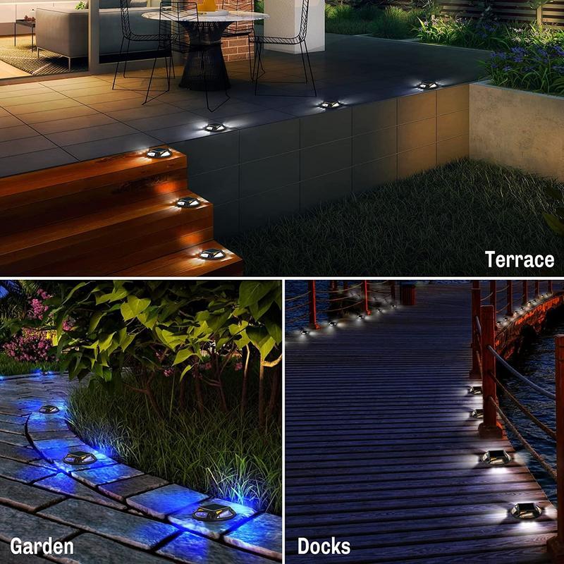 ไฟถนนพลังงานแสงอาทิตย์สีวอร์มไวท์พร้อมไฟ LED 12 ดวง เพื่อความปลอดภัยบนทางหลวงและการส่องสว่างทางเข้า