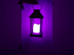 โคมไฟพลังงานแสงอาทิตย์ RGB ดีไซน์ใหม่