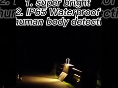 ไฟเซ็นเซอร์การเคลื่อนไหว LED พลังงานแสงอาทิตย์