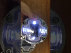 แกนถนนพลังงานแสงอาทิตย์กระพริบสีขาว ขายร้อนสำหรับฟิลิปปินส์ เกาหลี ,,,