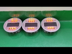ไฟเตือน LED Lane Marker ไฟถนนพลังงานแสงอาทิตย์กันน้ำ IP68 อลูมิเนียมอัลลอยด์